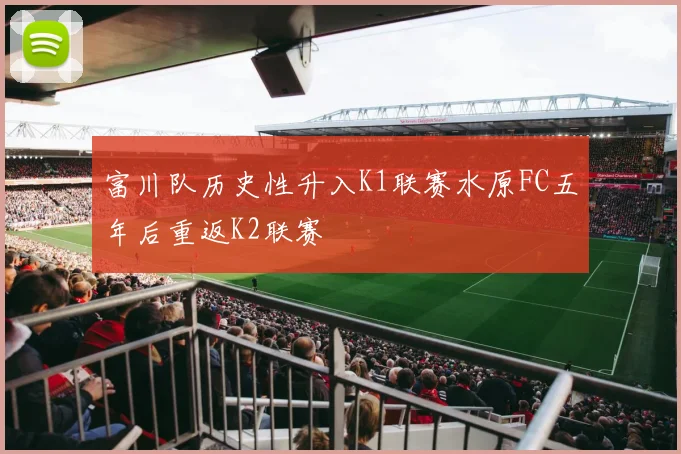 富川队历史性升入K1联赛水原FC五年后重返K2联赛